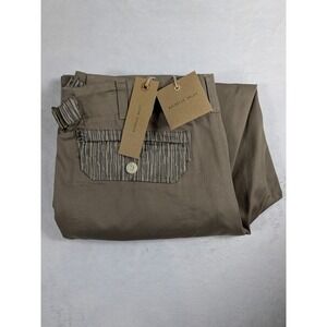 Nicholas‎ Daley Safari Khaki Pants Silk/Cotton Pleated Adjustable Men 37x31 $546